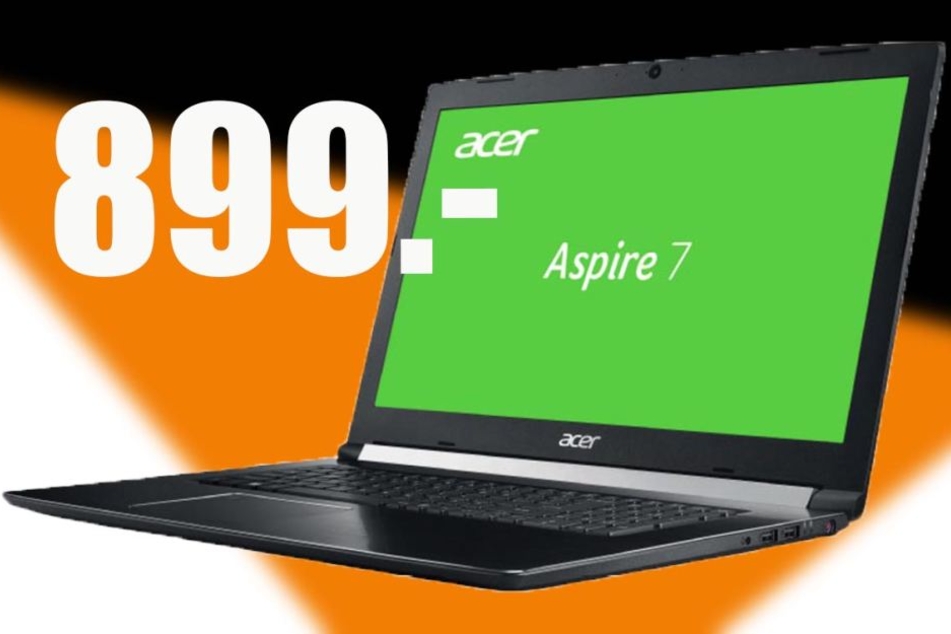 Das ACER Aspire 7-Notebook gibt's nur bis zum 23. Dezember im SATURN Dresden für 899 Euro.