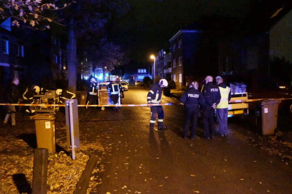 Die Straße "In den Galleien" wurde zeitweise voll gesperrt.
