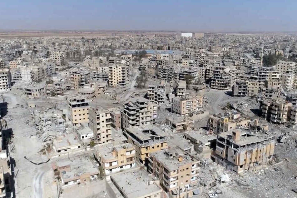Die Terror-Hochburg Al-Rakka in Syrien kurz nach der Zerstörung durch syrische demokratische Kräfte