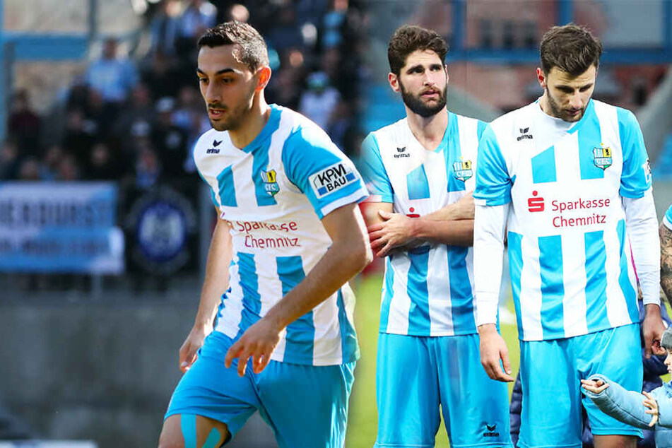 Niklas Hoheneder (M.) und Dejan Bozic (r.) fallen gegen Lok Leipzig leider aus. Rafael Garcia ist noch fraglich.