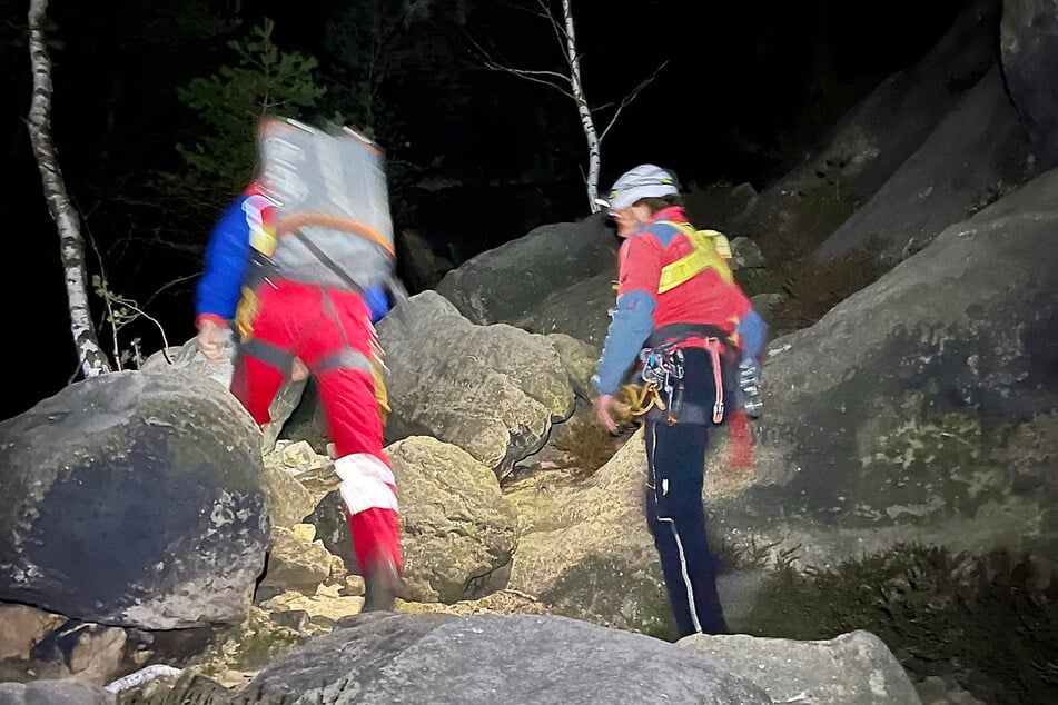 Zwei Kletterer wurden am Samstagabend von der Dunkelheit überrascht. Die Bergwacht rückte aus.
