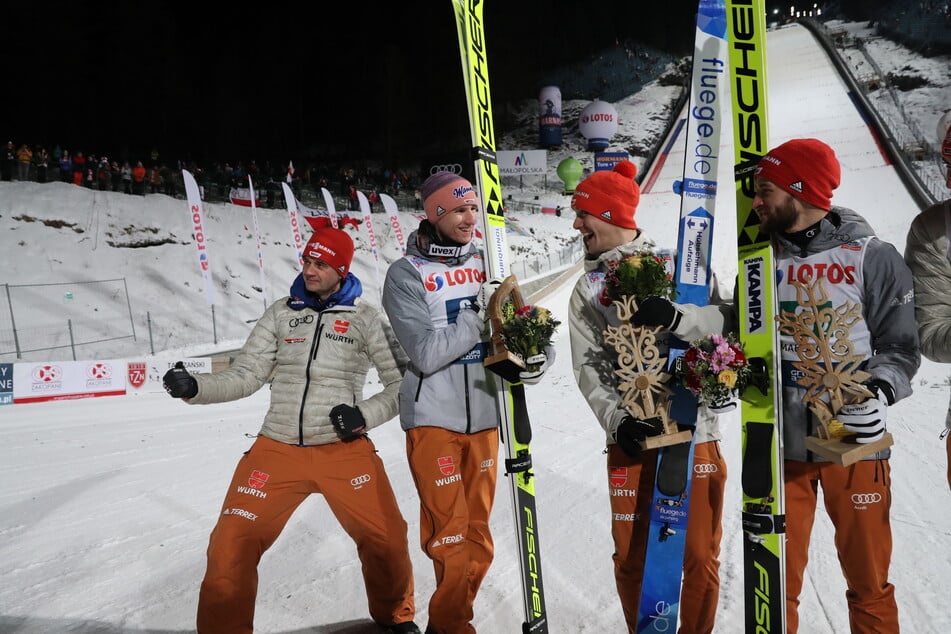 Der österreichische Trainer (l.) feierte mit seinen Jungs zahlreiche Erfolge.