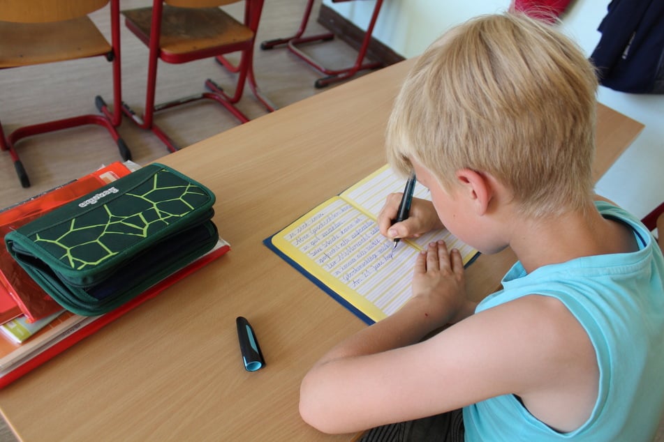 Ein so ordentlich geführtes Heft findet man an Dresdner Waldorfschulen wohl nur selten.