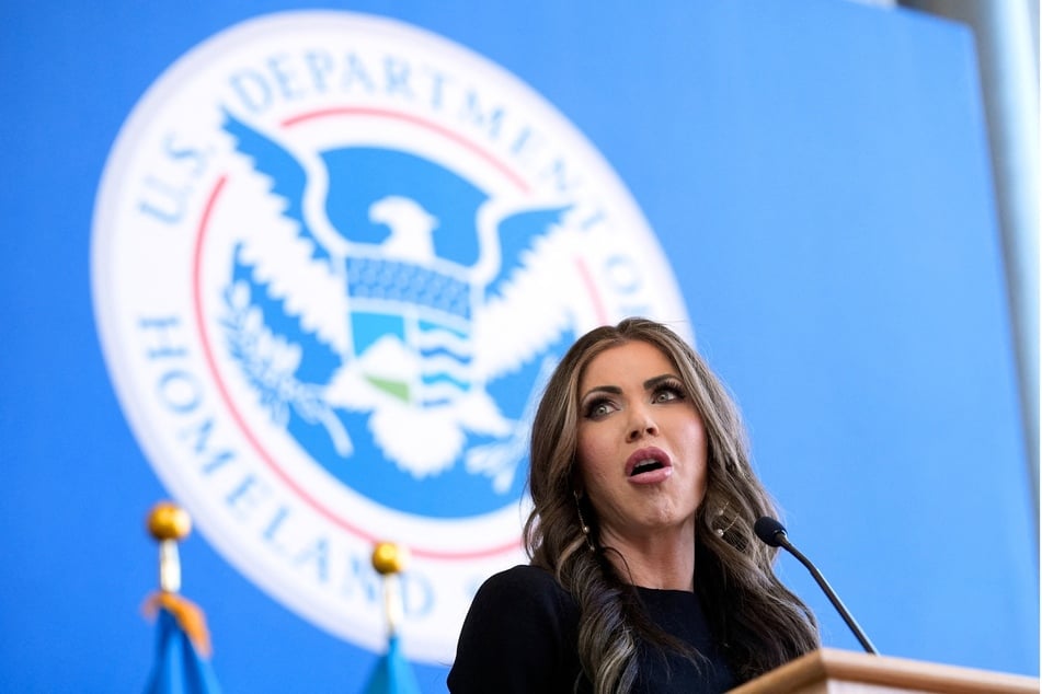 The Department of Homeland Security has launched an ad campaign featuring its head, Kristi Noem, warning undocumented migrants to leave or face deportation.