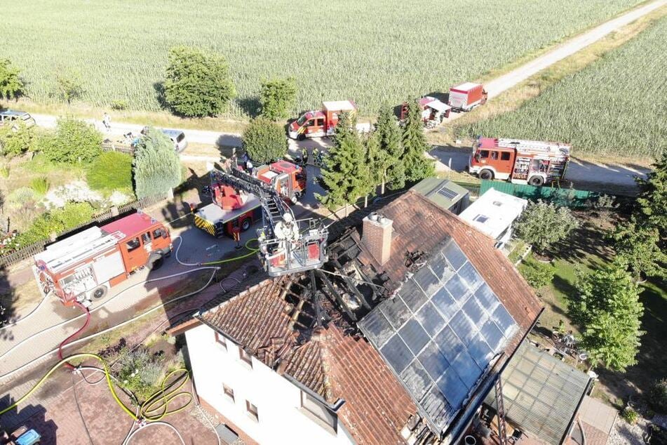 Das Haus ist nach dem Brand nicht mehr bewohnbar.