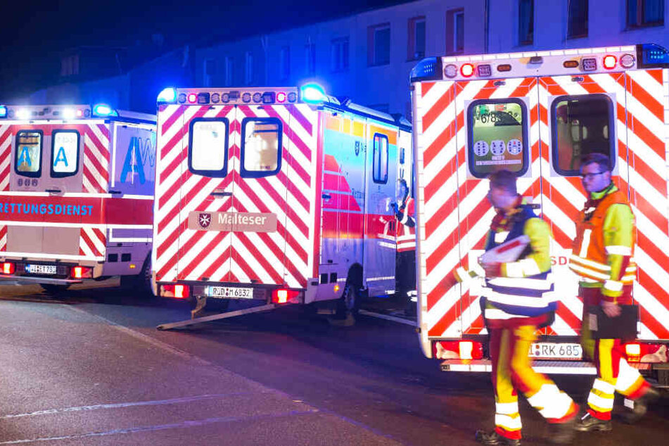 Auch der Rettungsdienst war im Einsatz.