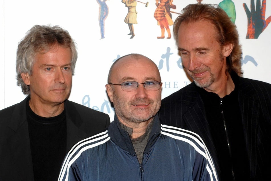 v.l.: Tony Banks (71), Phil Collins (70) und Mike Rutherford (70) sind erstmals seit 13 Jahren mit ihrer Band Genesis wieder auf Tournee. (Archivbild)