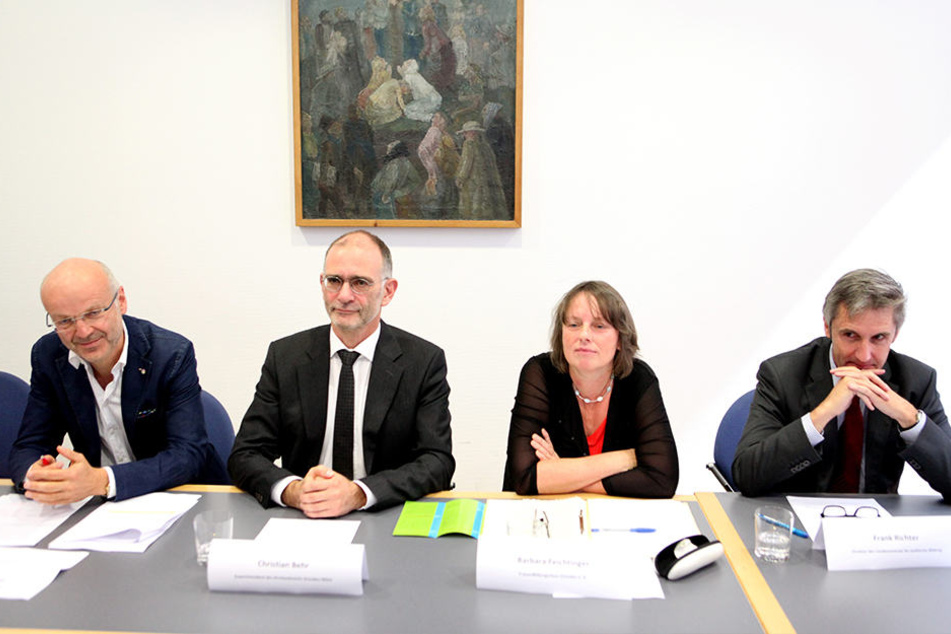 Vor den Feierlichkeiten zum 25. Jubiläum fanden sie früh Experten um Jürgen Bönninger (v.l.), Christian Behr, Barbara Feichtinger und Frank Richter zusammen.