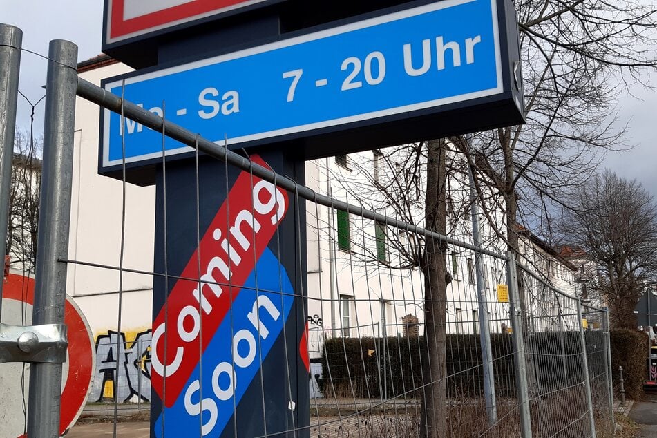 "Coming Soon": Der Aldimarkt in Stötteritz soll demnach bald eröffnen ...