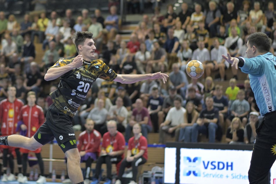 Dominik Skopar zeigte erneut eine starke Leistung im Dress der HCE.
