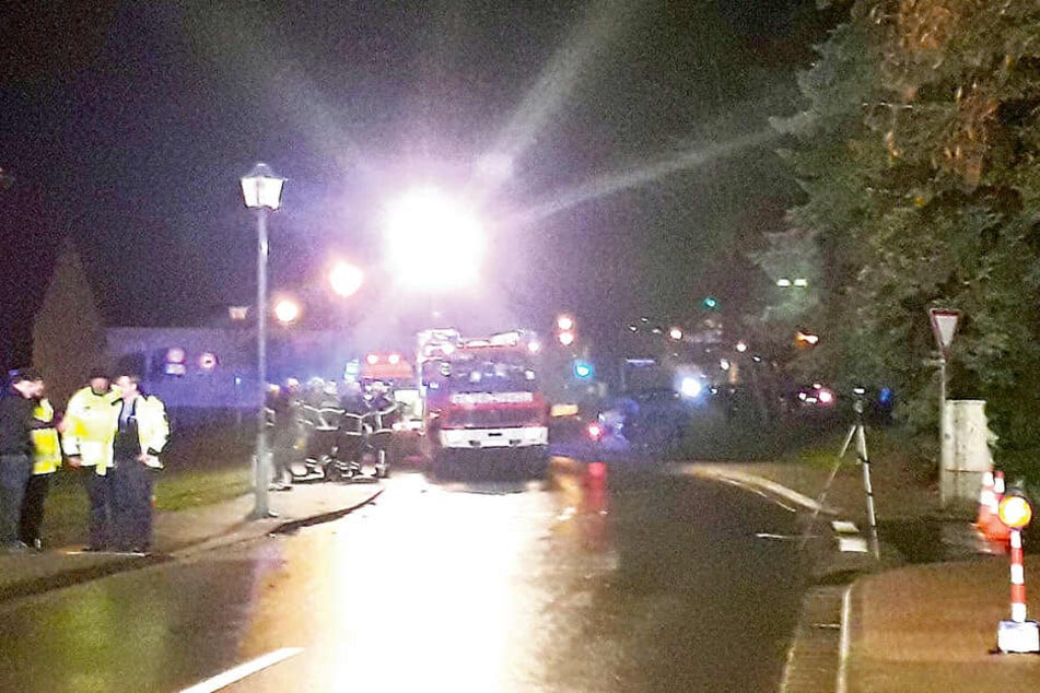 Auf der Schmiedeberger Straße in Bad Düben ereignete sich der tragische Unfall.