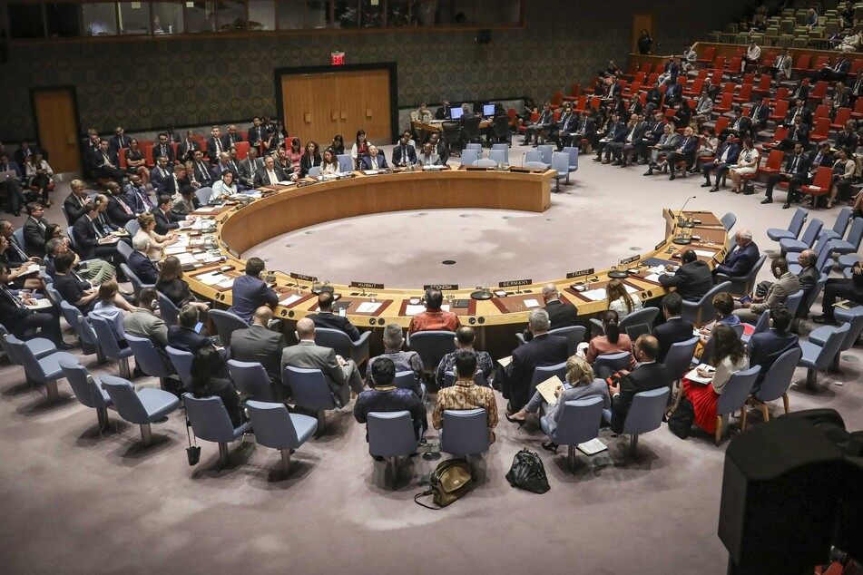 Mitglieder nehmen an einer Sitzung des Sicherheitsrates der Vereinten Nationen (UN) teil. (Archivbild)
