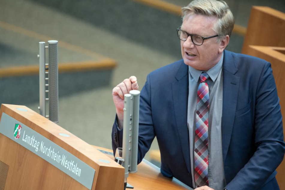 Der AfD-Vorsitzende Markus Wagner erregte die Gemüter im NRW-Landtag.