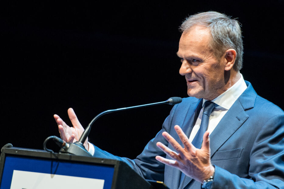 Donald Tusk wurde für seine Verdienste in der EU geehrt.