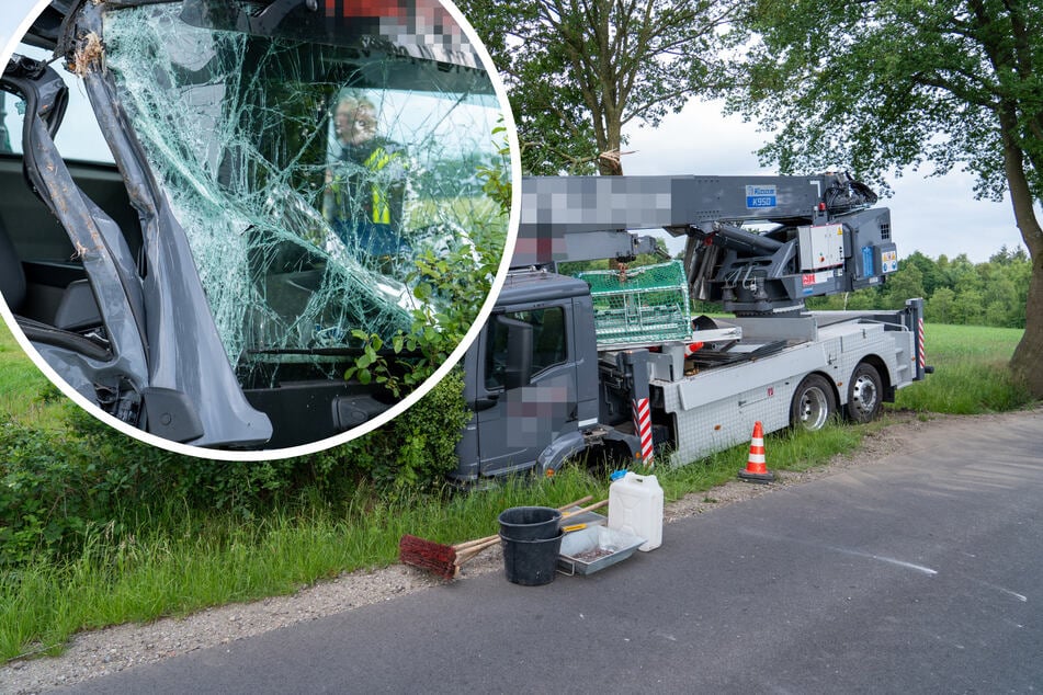 Warum der Lkw von der Fahrbahn abgekommen ist, ist derzeit noch unklar.