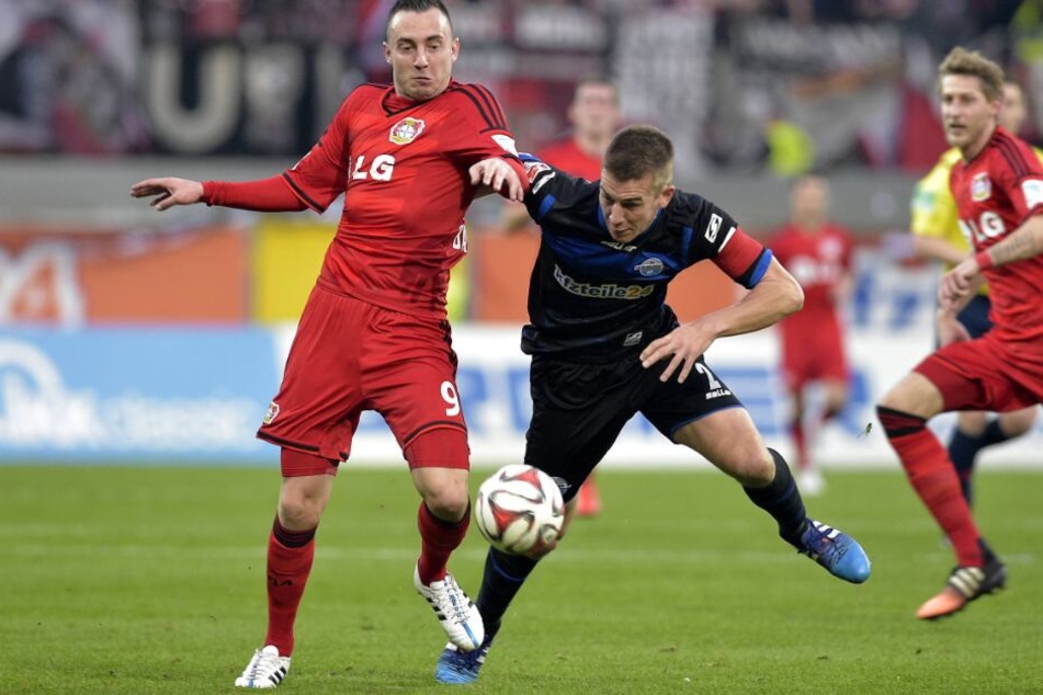 Bereits in der Saison 2014/2015 spielte Uwe Hünemeier in der 1. Bundesliga gegen Bayer 04 Leverkusen.