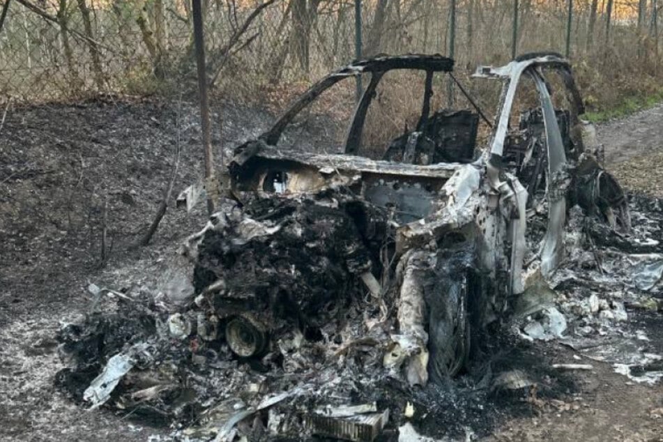 Von dem Audi Q7 war wirklich nur noch ein Wrack übrig.