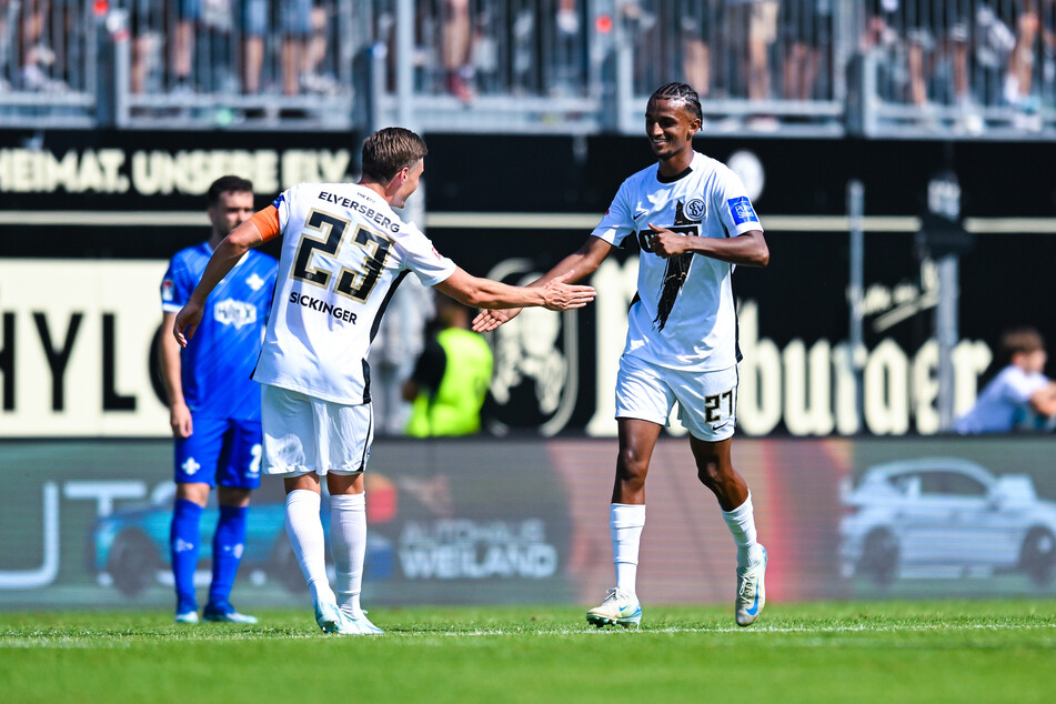 Der SV Elversberg besiegte Darmstadt trotz des Verletzungsschocks mit 4:0.