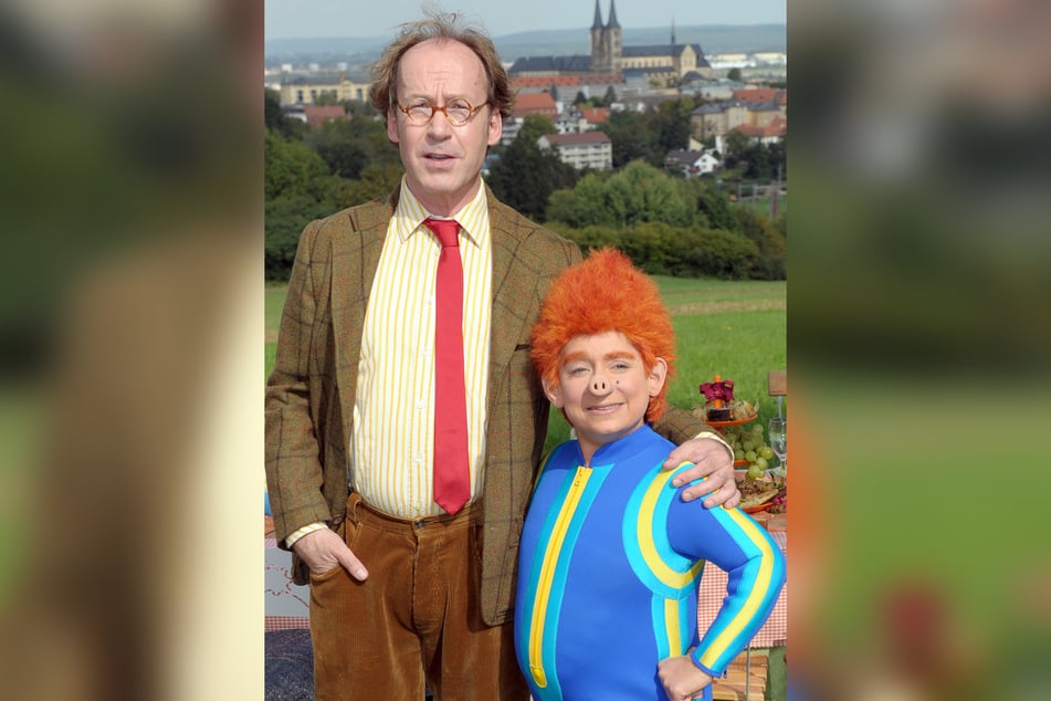 ChrisTine Urspruch (r.) spielte das Sams neben Ulrich Noethen (l.), welcher Herrn Taschenbier in den Filmen darstellte.