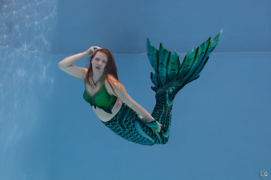 Als Nixe kann Jenny Müller (29) den Alltag vergessen.