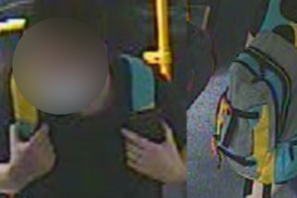 Mit einem auffälligen Rucksack war der Mann zur Tatzeit unterwegs.