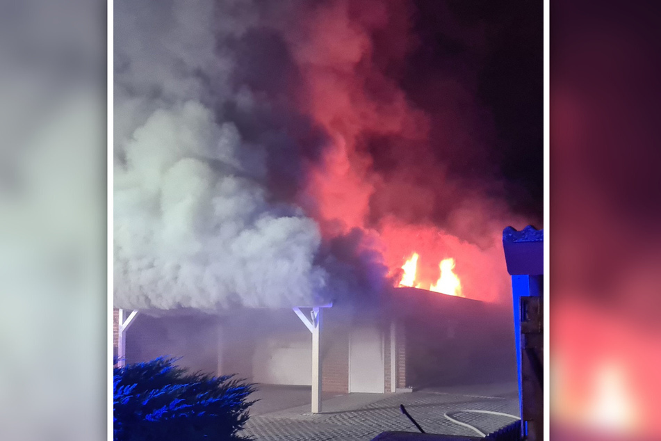 Der erste Brand entstand gegen 19.50 Uhr an einer Garage.