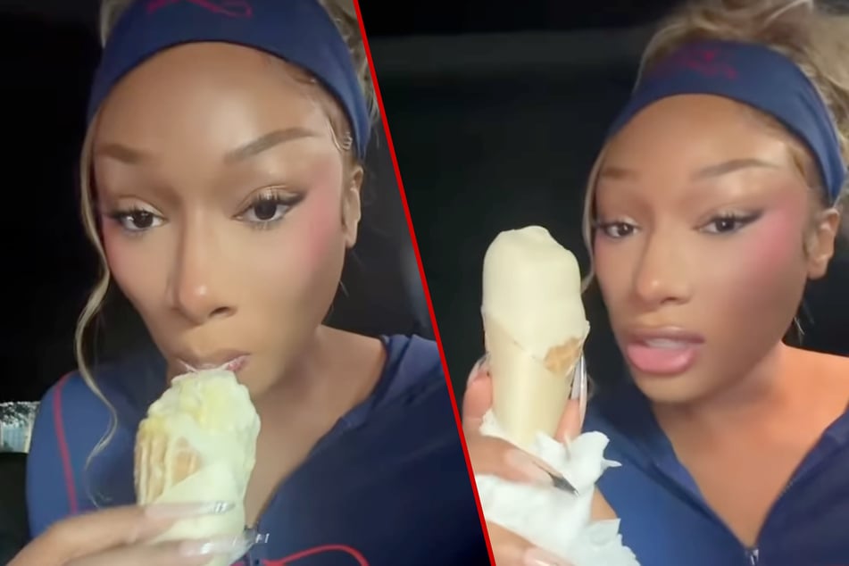 Megan Thee Stallion tried NYC's buttered ice cream, but wasn't impressed with the sinful treat.