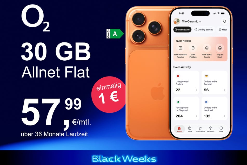 Das neue iPhone 17 Pro inkl. 60 GB Datenvolumen für nur 1 Euro exklusiv bei o2.
