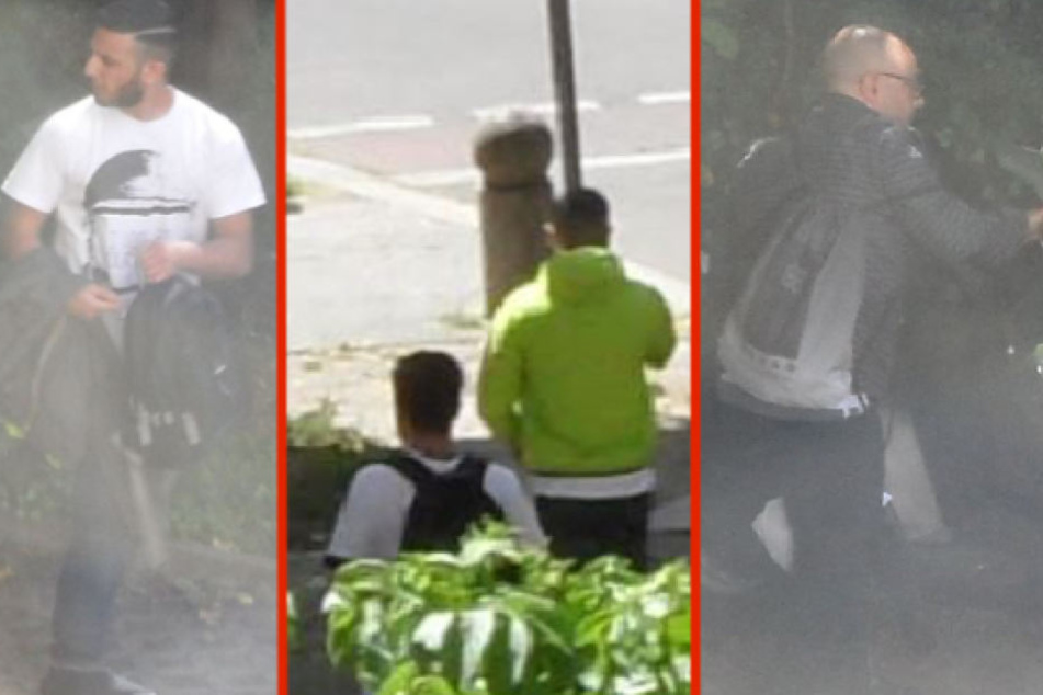 Diese drei Männer werden von der Berliner Polizei gesucht.