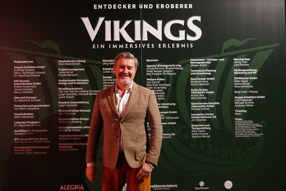 Für Kurator Mitch Sebastian (59) ist "VIKINGS – Entdecker und Eroberer" eine echte Premiere in seiner langjährigen Karriere.