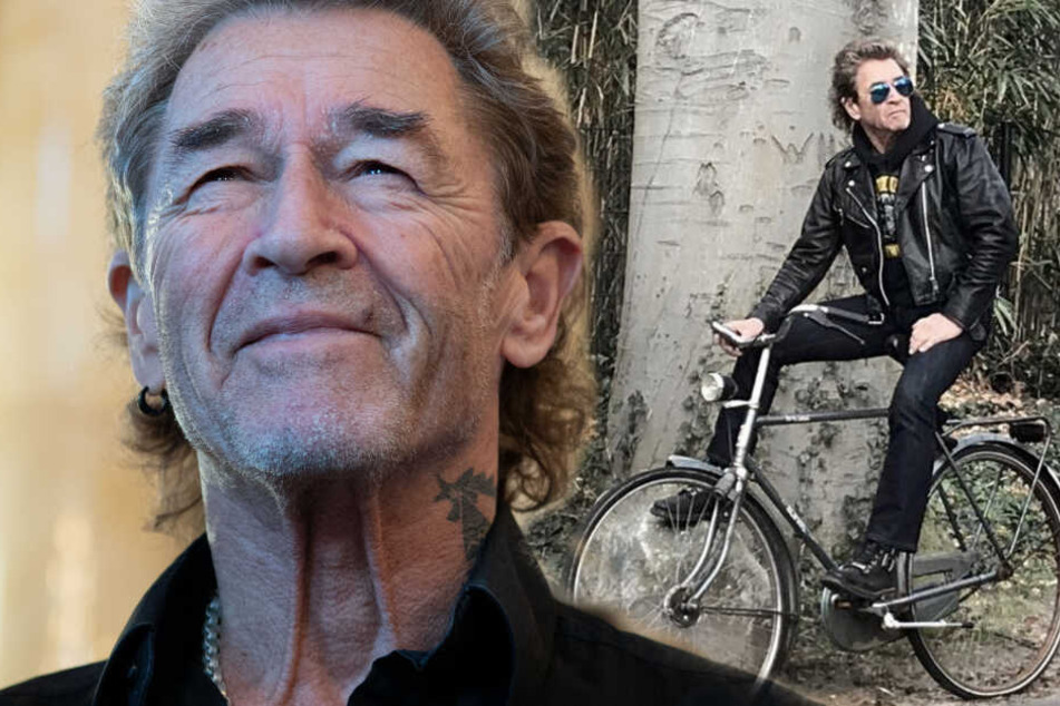 Altrocker Peter Maffay (69) fährt auch mal gerne mit dem Fahrrad. (Bildmontage)