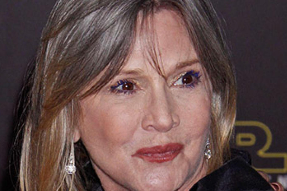 Carrie Fisher im Jahre 2015 bei der Premiere von "Stars Wars: Das Erwachen der Macht".
