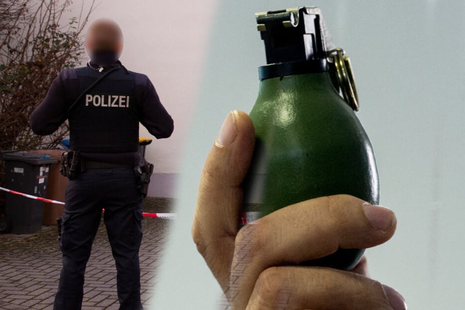 Die Polizei sperrte den unmittelbaren Gefahrenbereich ab. Tatsächlich stellte sich die angebliche Handgranate auch als solche heraus (Symbolbild).