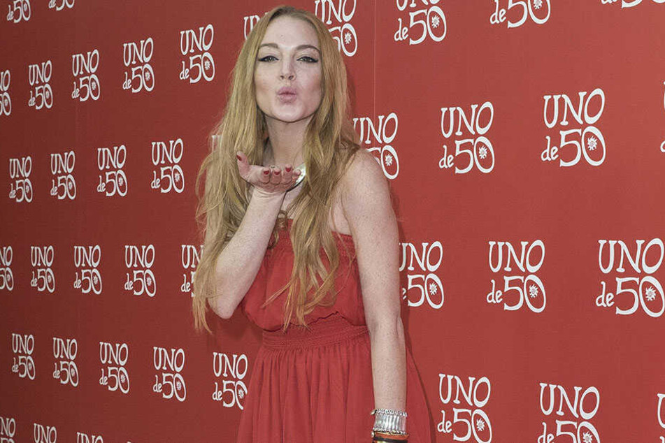 Pop-Sternchen Lindsay Lohan hat sich ein merkwürdiges Halloween-Kostüm ausgesucht.
