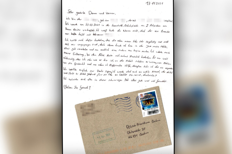 Mit diesem Brief berührte der Gefangene den ein oder anderen Polizisten. Der 31-Jährige hat anscheinend seine Lektion gelernt.