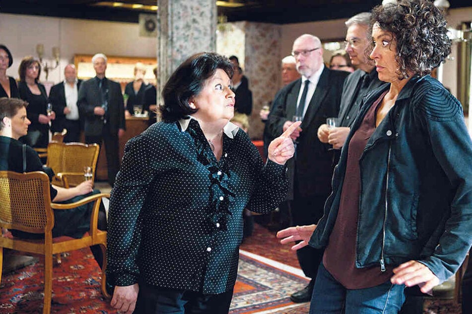 Da erschreckt sich Lena Odenthal: Ulrike Folkerts (55) trifft heute auf Laien-Darsteller wie Malou Mott als Sophie Fetter.