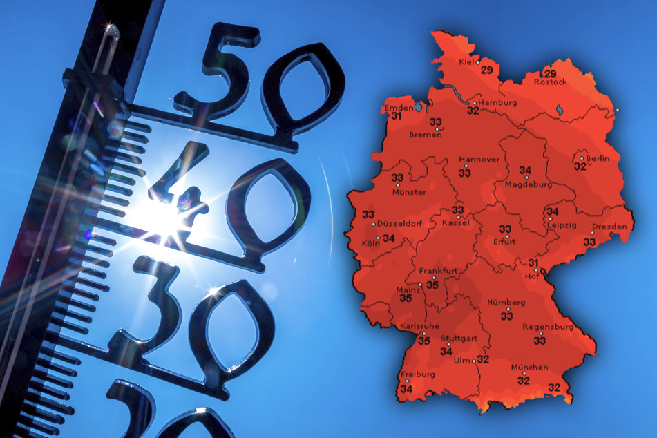 Knapp 40 Grad werden es in der Region am Oberrhein.