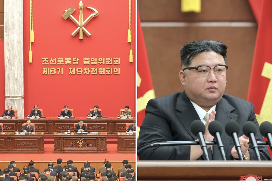 North Korean leader Kim Jong-un on Wednesday kicked off the ruling Workers' Party end-of-year session.