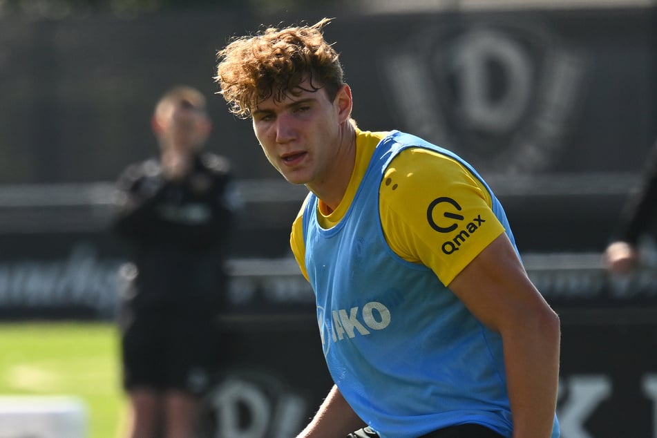 Stand für die deutsche U20 auf dem Platz: Dynamo Dresdens Friedrich Müller (20).