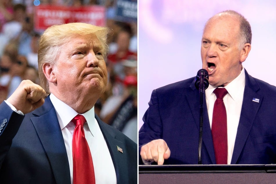 In a recent interview, President-elect Donald Trump's (l.) "border czar" Tom Homan (r.) said the incoming administration plans to bring back immigrant detention centers.