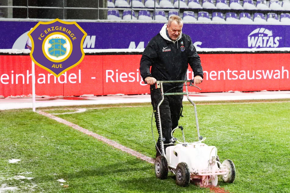 Prüfung bestanden! Auer Rasen trotz Wetterchaos und Winterheimspielen gut in Schuss