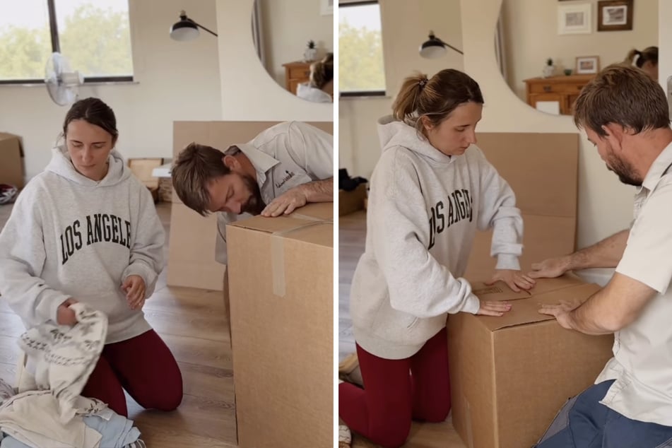 Anna Heiser (35) ist bereits voll im Umzugsstress.