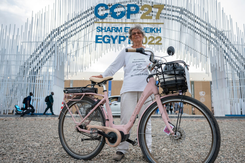 Mit ihrer Radtour wollte Dorothee Hildebrandt (72) eine Botschaft an "hochrangige Leute" senden, wie sie selbst sagt.