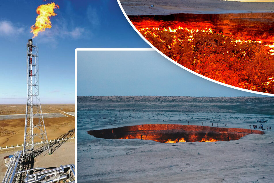 Das Tor zur Hölle? Brennender Methan-Krater macht Klimaschützern große Sorgen