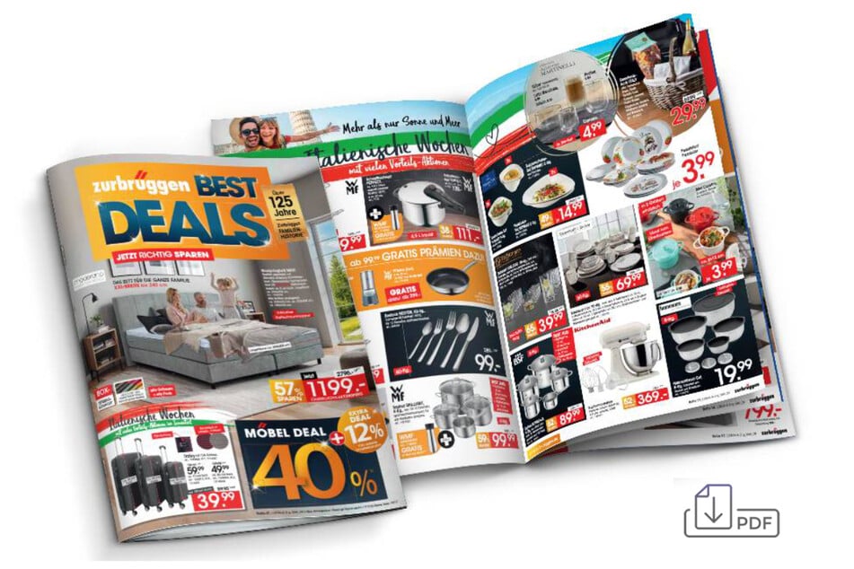 Klicken und durch den aktuellen Prospekt blättern.