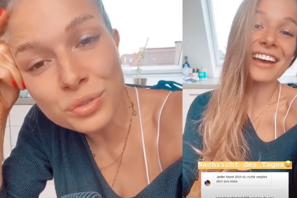 Lola spricht in ihrer Story über Hassbotschaften.