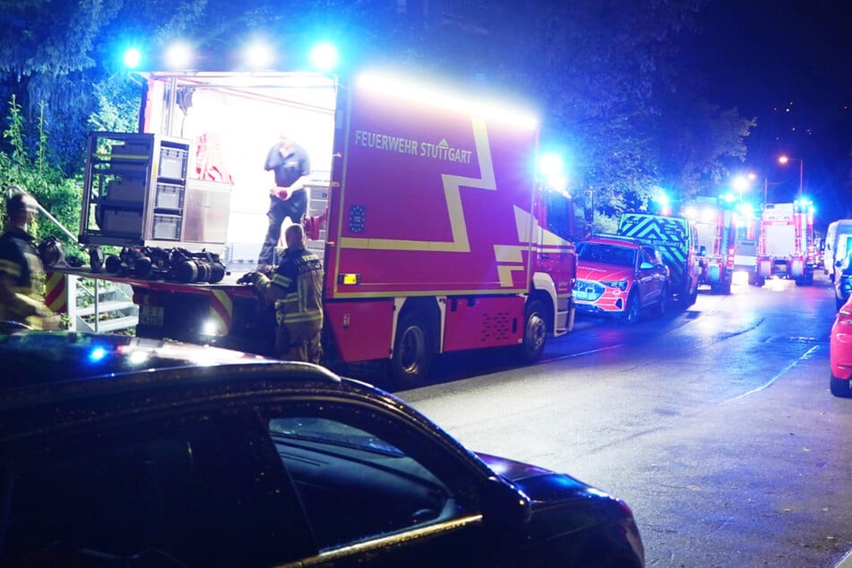 Die Feuerwehr und Rettungskräfte waren im Großaufgebot vor Ort.