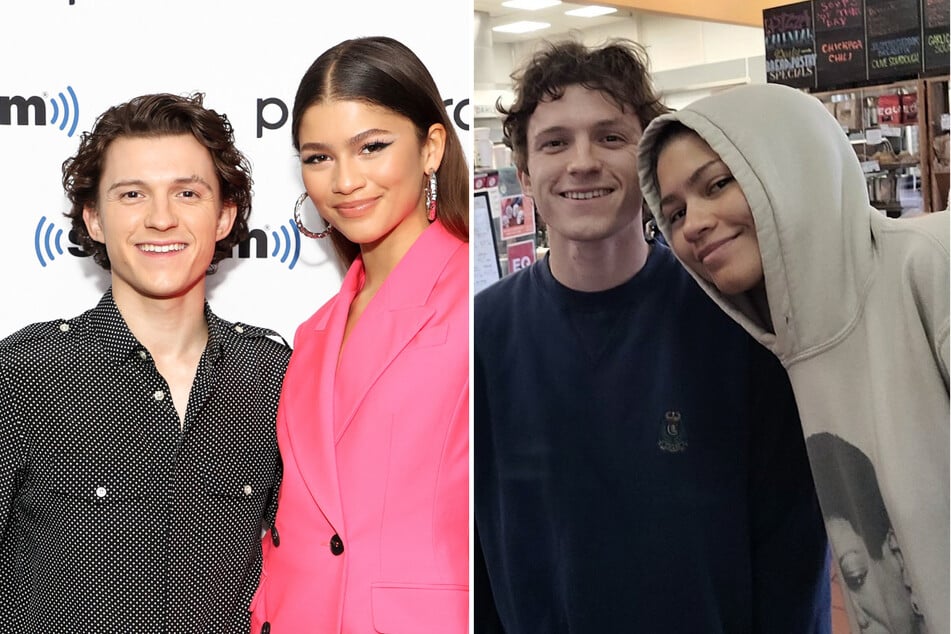 Zendaya and Tom Holland were spotted together in a selfie snapped by a fan in Oakland, California.