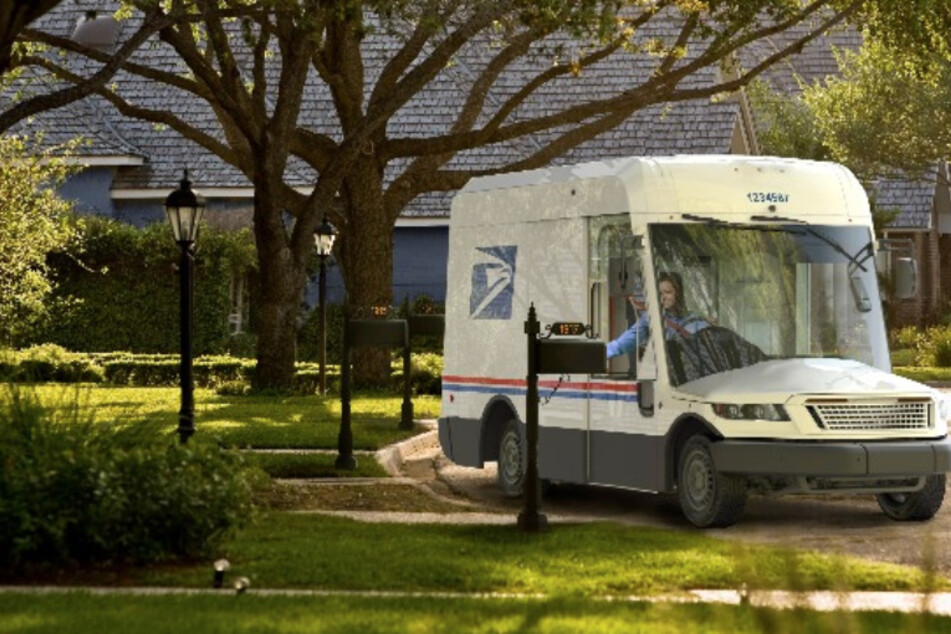 The new mail trucks have an interesting shape to say the least.