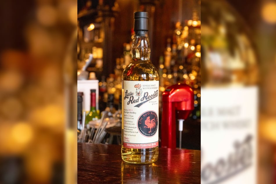 Der Jubiläums-Whisky "Litte Red Rooster".